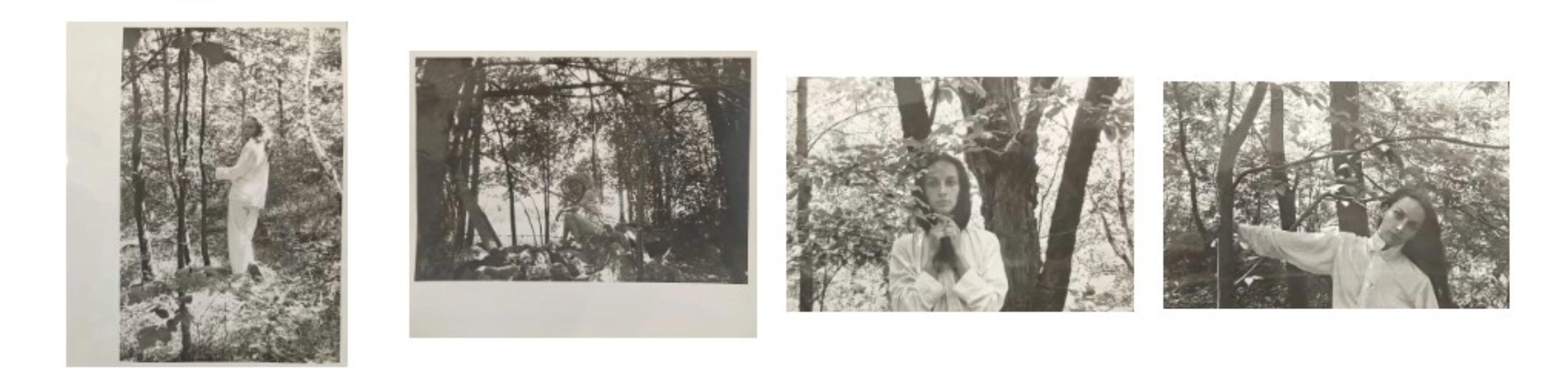 "Carolyn at the Stevensons" Remy Charlip, 4 Portraits of Carolyn Brown, Nature
