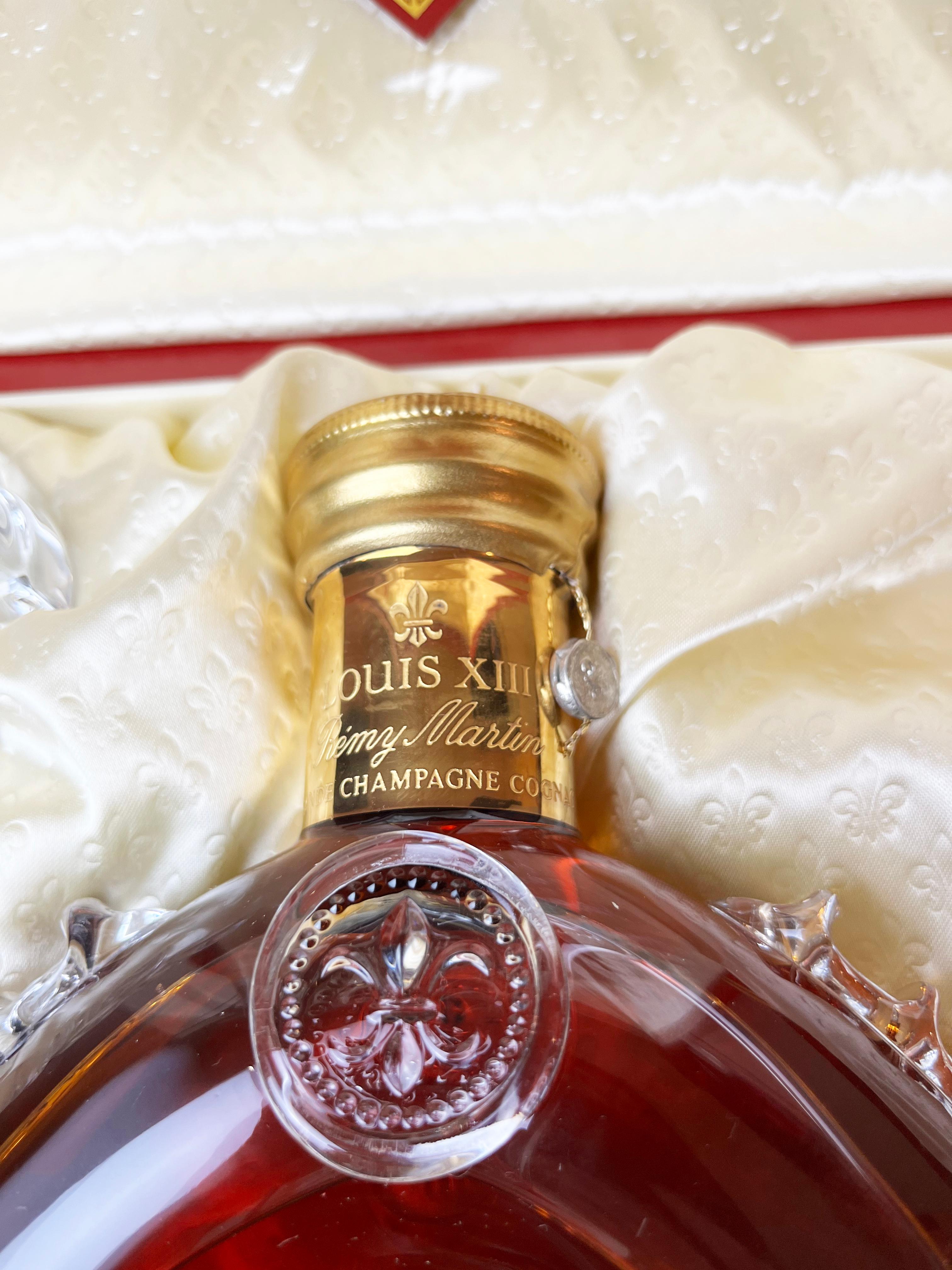 Remy Martin Louis XIII Cognac Baccarat Crystal Bottle in Presentation Box 3