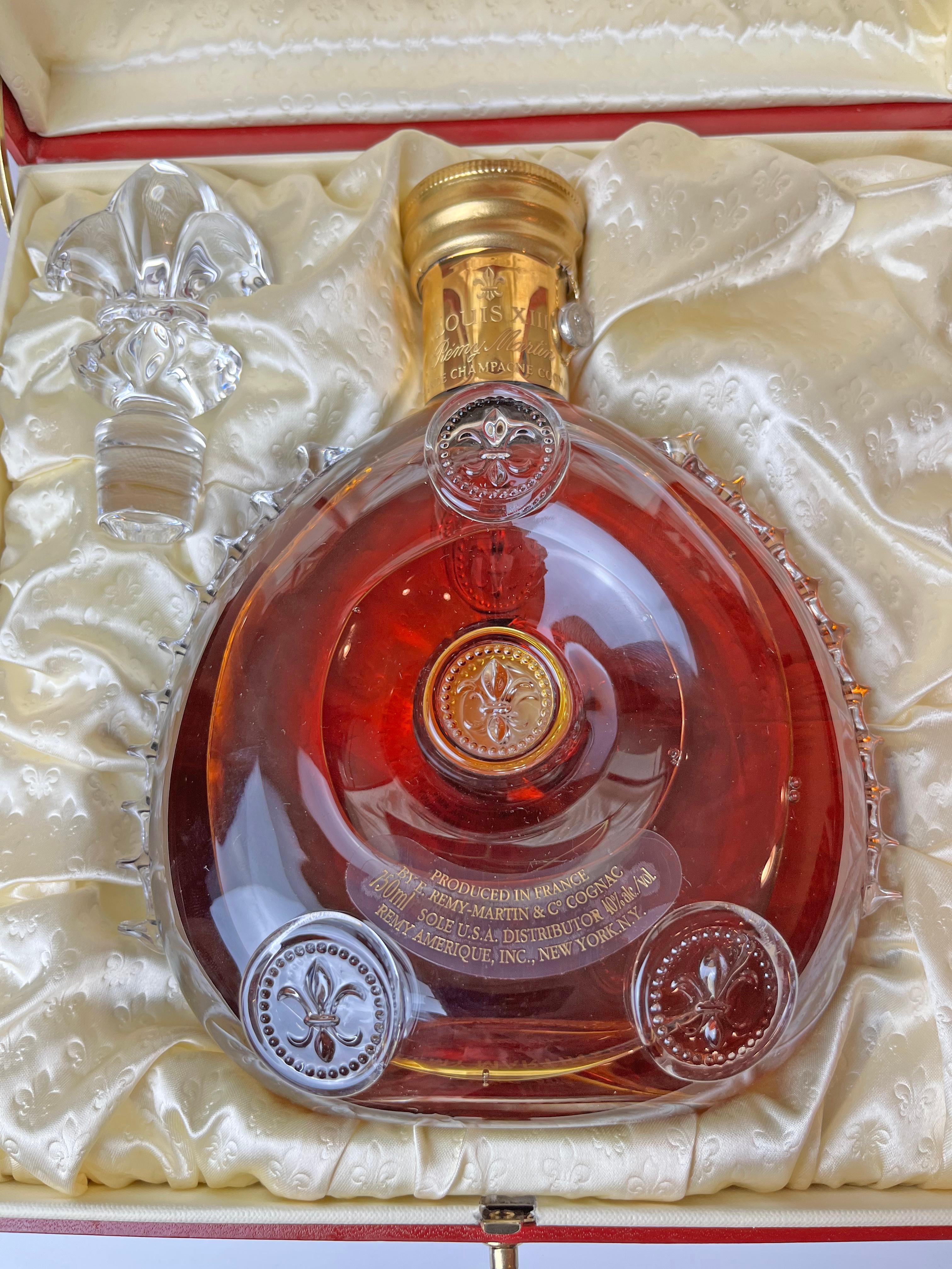 Remy Martin Louis XIII Cognac Baccarat Crystal Bottle in Presentation Box 4