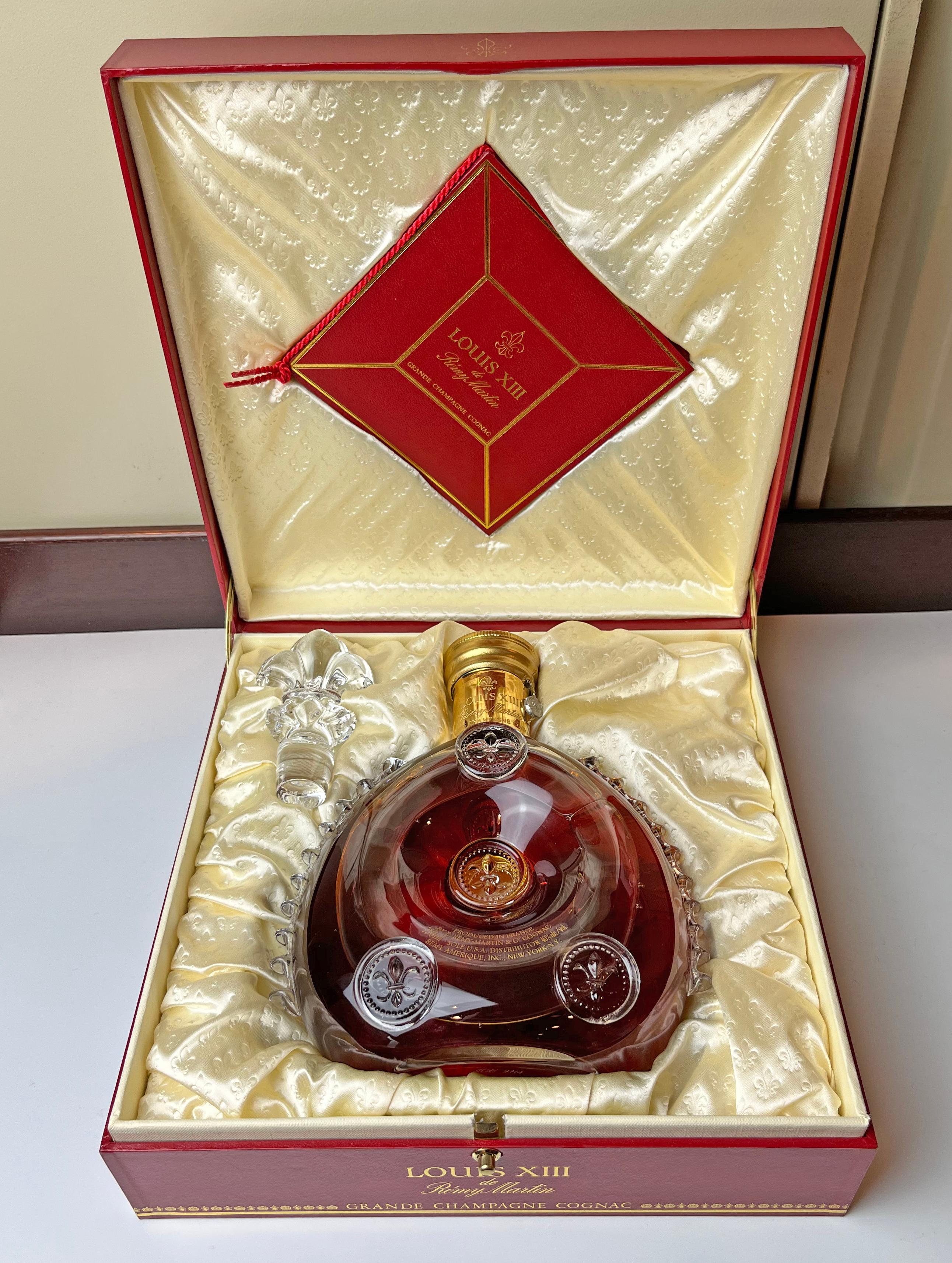 Remy Martin Louis XIII Cognac Baccarat Crystal Bottle in Presentation Box 5