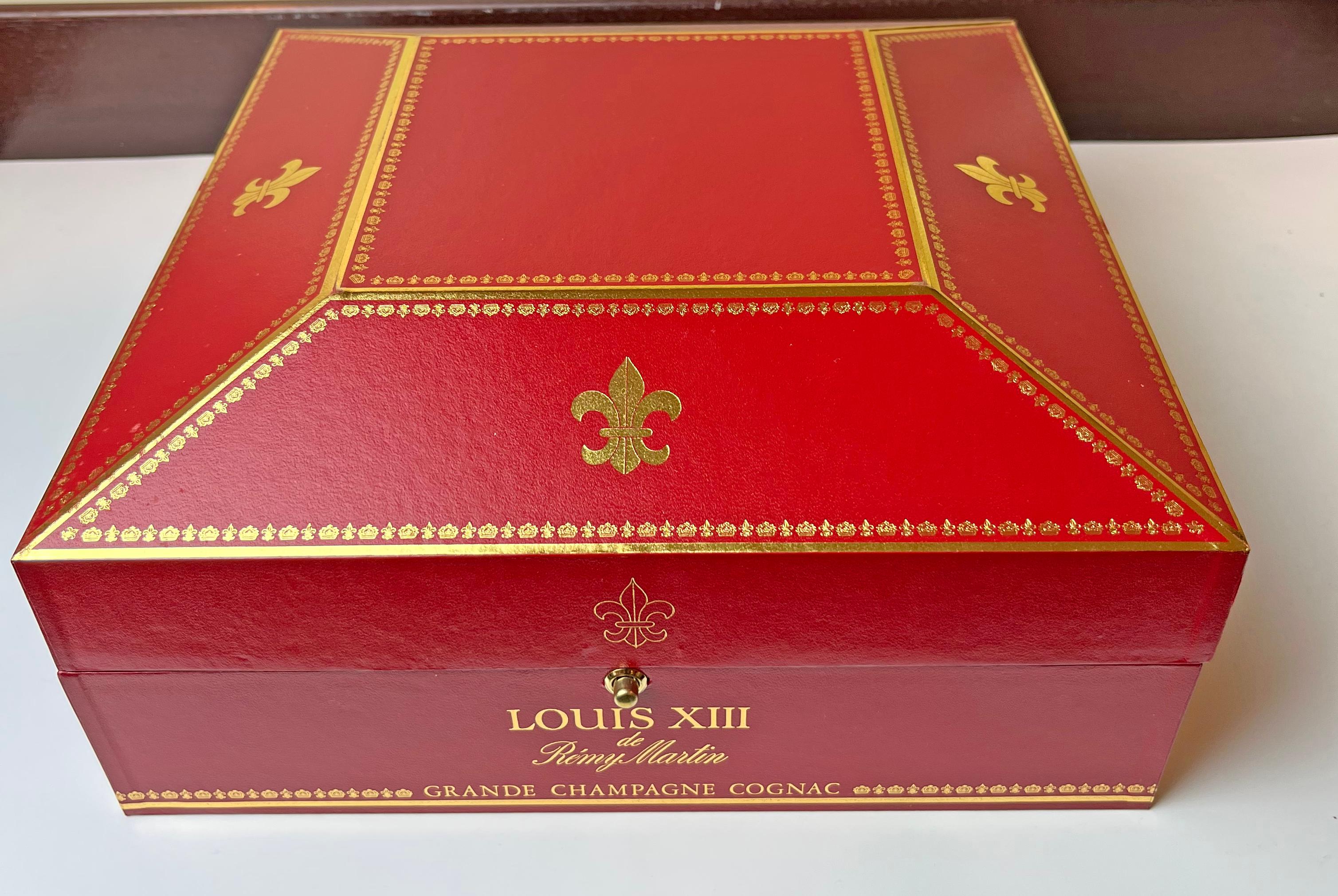Remy Martin Louis XIII Cognac Baccarat Crystal Bottle in Presentation Box 6