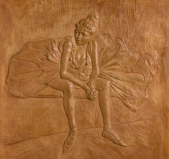 Early 20th Century French Young Dancer Terracotta Sculpture