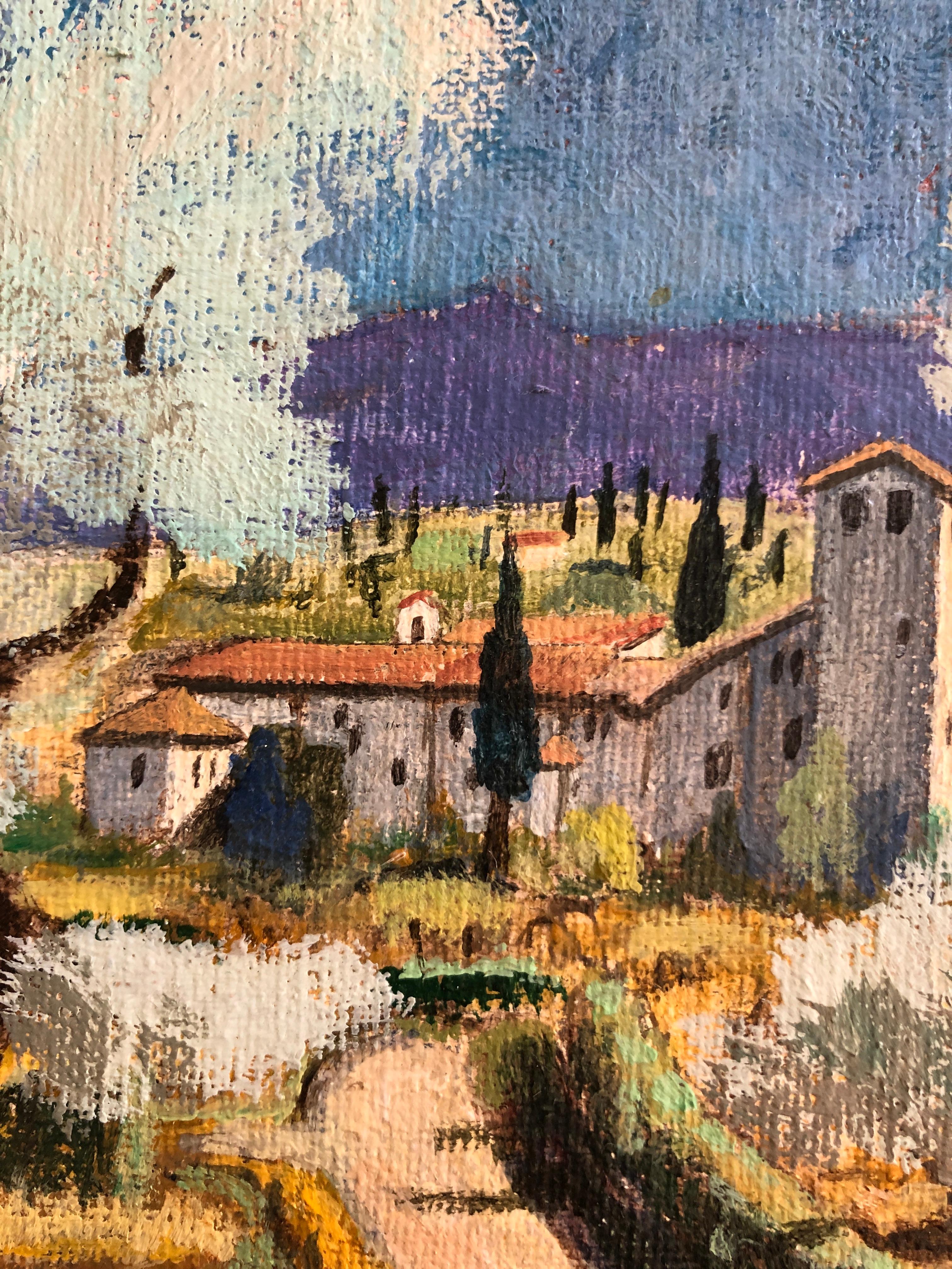 Ansicht einer Landschaft in der Toskana, Italien im Angebot 2