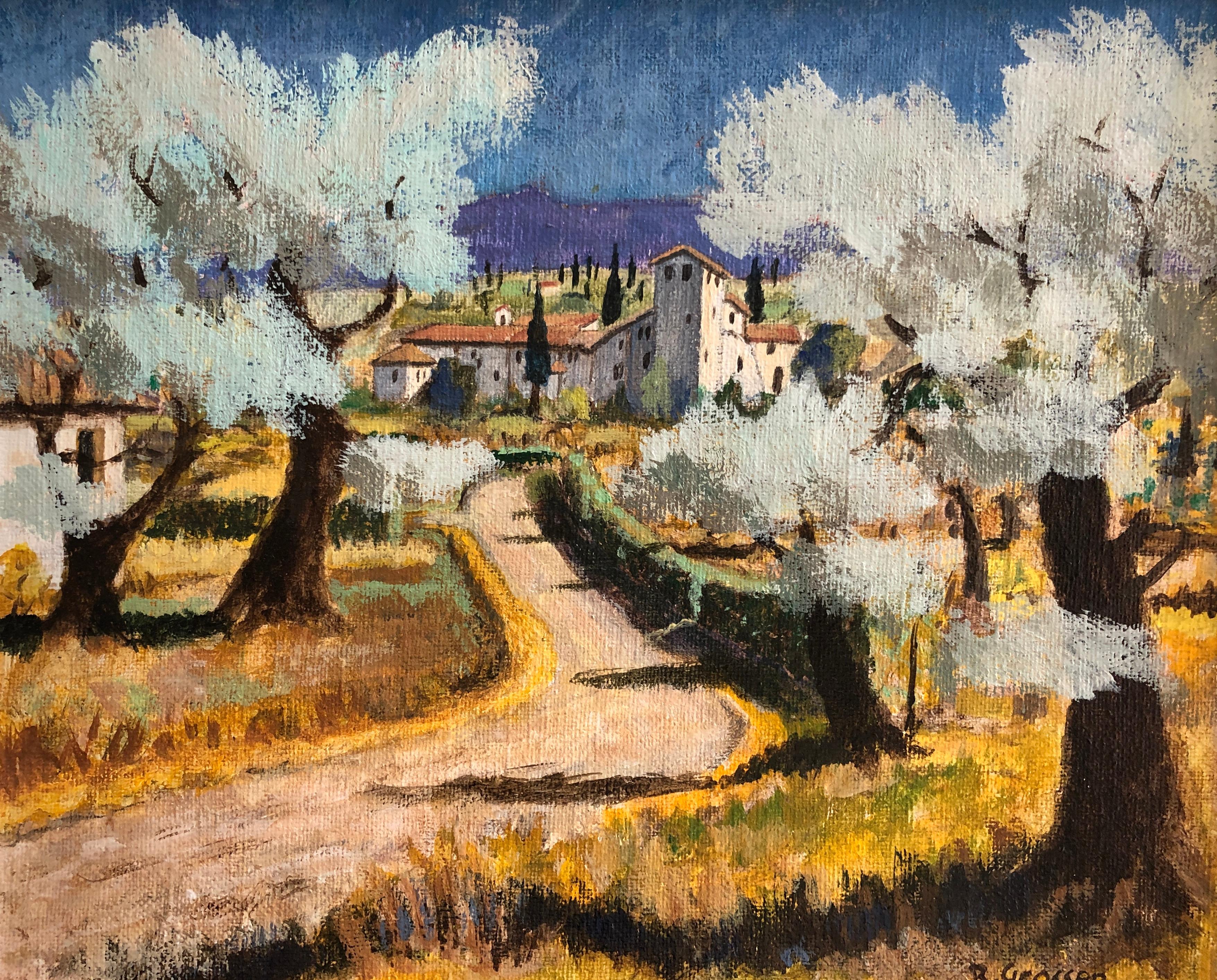 View of a landscape in Tuscany, Italy