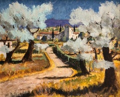 Vue d'un paysage en Toscane, Italie