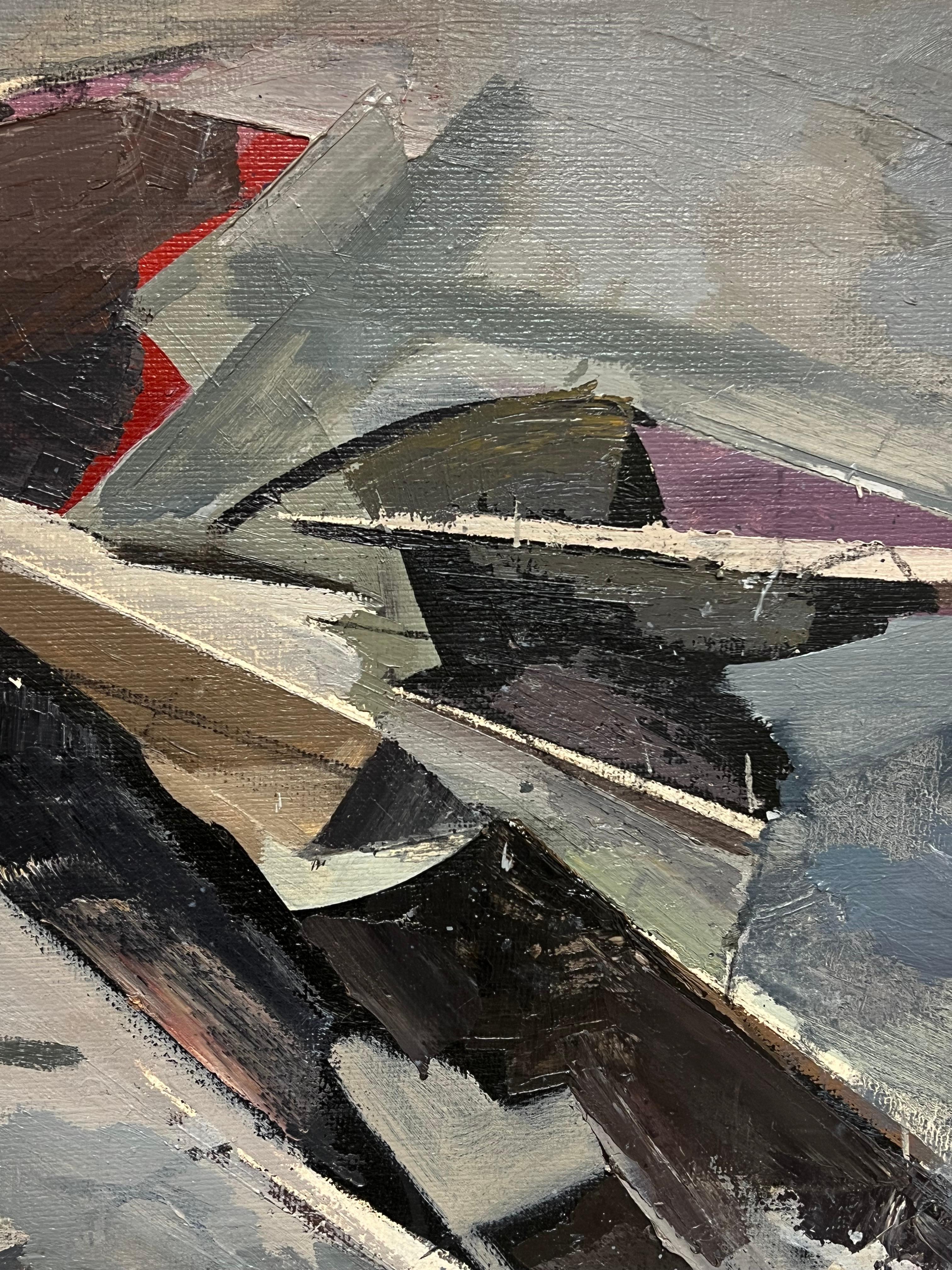Abstrakte Komposition
von René GUINAND (französisch, 1892-1983),
signiertes Öl auf Leinwand, in einem Holzrahmen
Gerahmt: 35 x 52,5 Zoll
Leinwand : 34 x 52 Zoll
Verso beschriftet
Provenienz: Privatsammlung des Künstlers, Normandie,