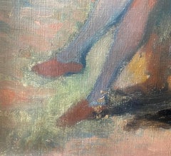 The Modern Troubadour  Pop Art Precursor Poet and  Hound Abstracted Colorful Joy