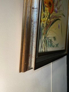 "Les sept oreilles du bonheur" de René Michallon - Huile sur toile 46x55 cm