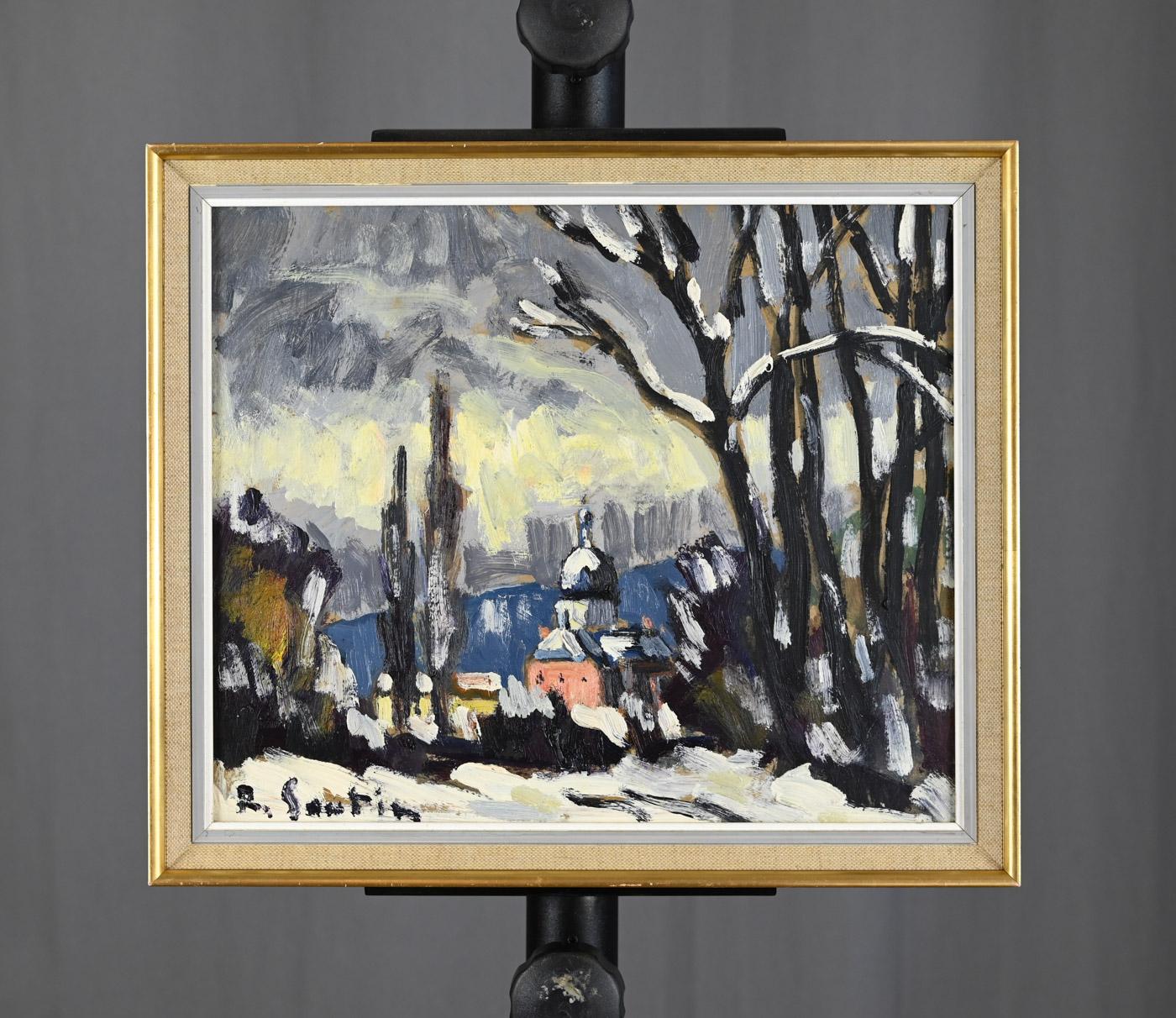 L'hospice des Andelys sous la neige 1