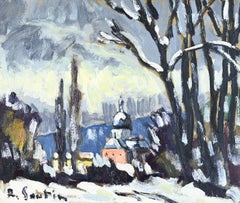 L'hospice des Andelys sous la neige