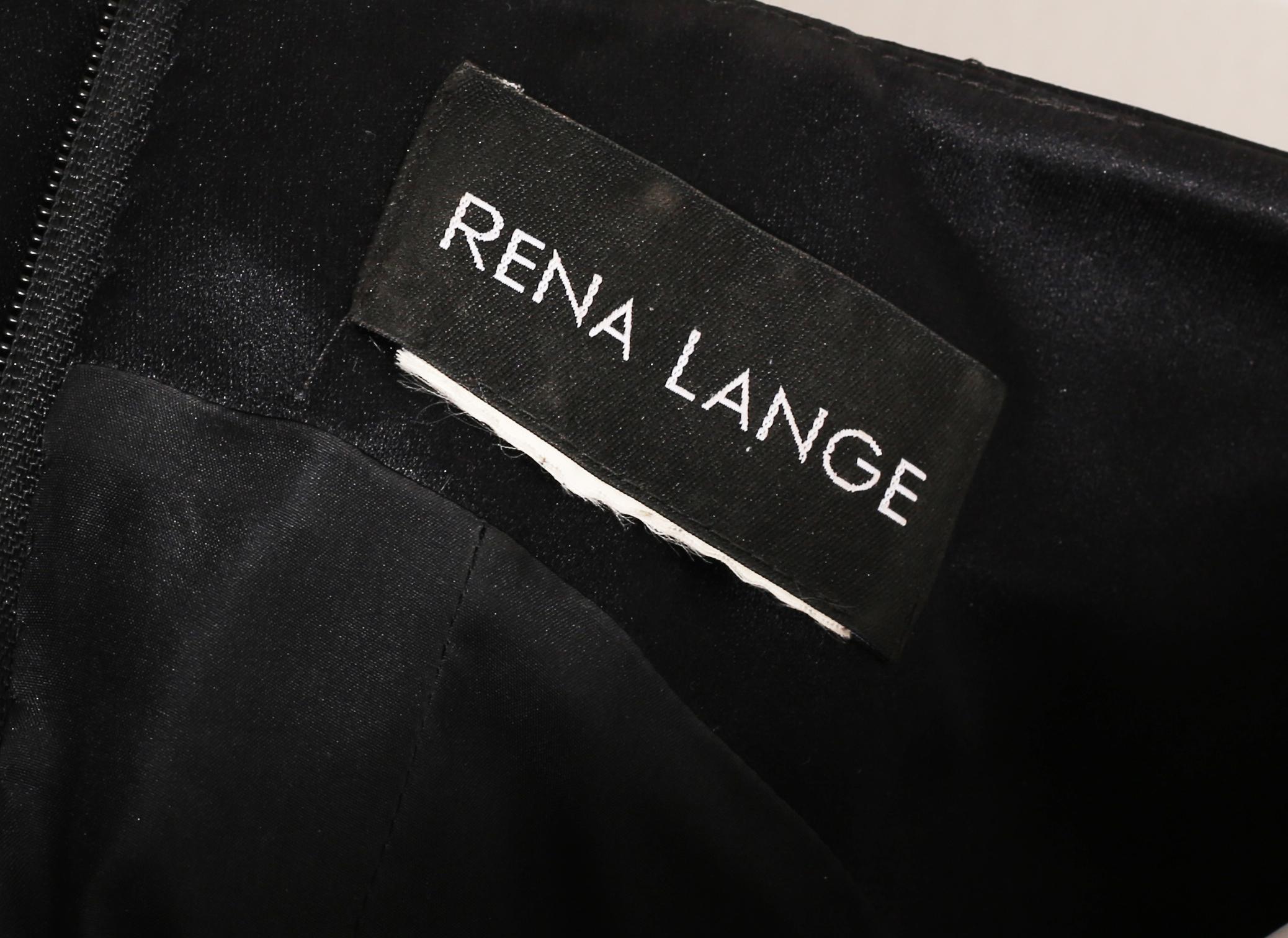 Women's Rena Lange Black silk Corset with lace-up front off the shoulder neckline For Sale