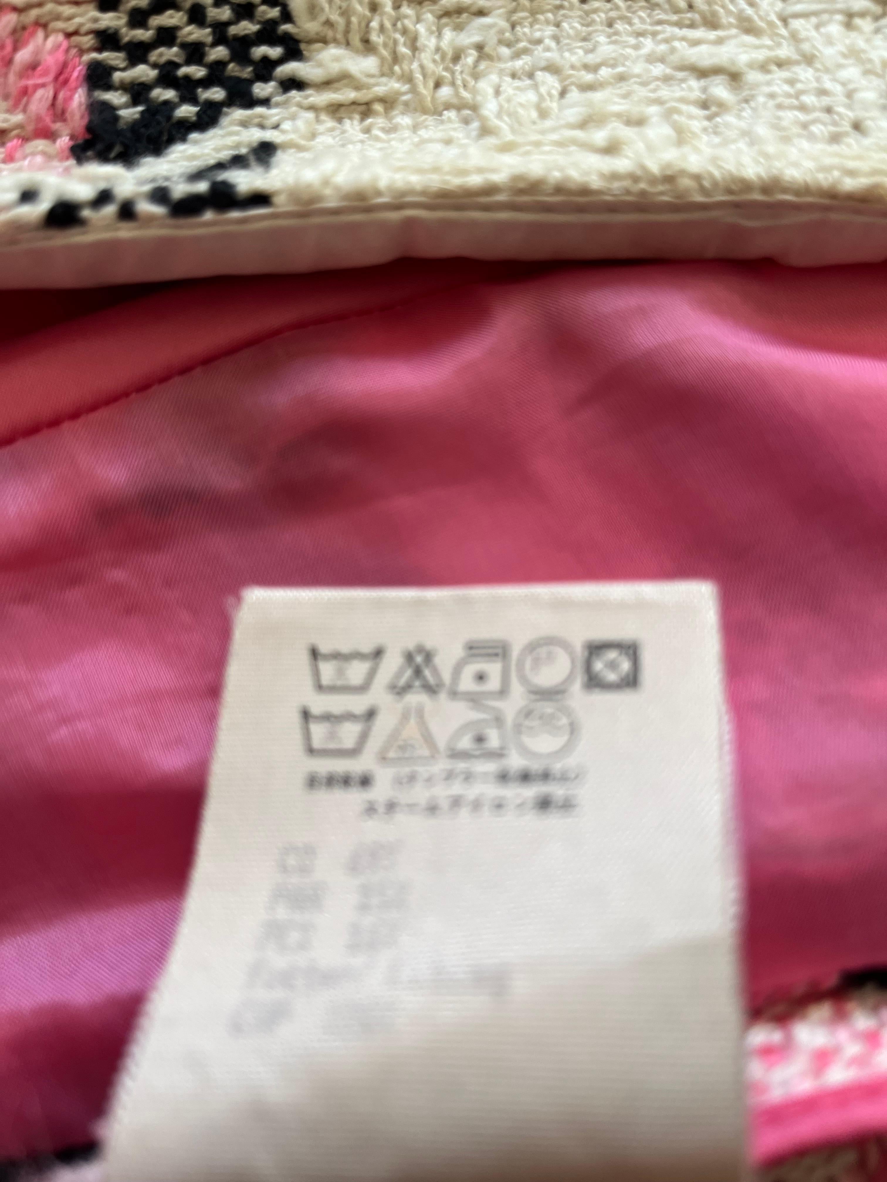 Rena Lange Cotton Blend Plaid Coat Size 12 US 2