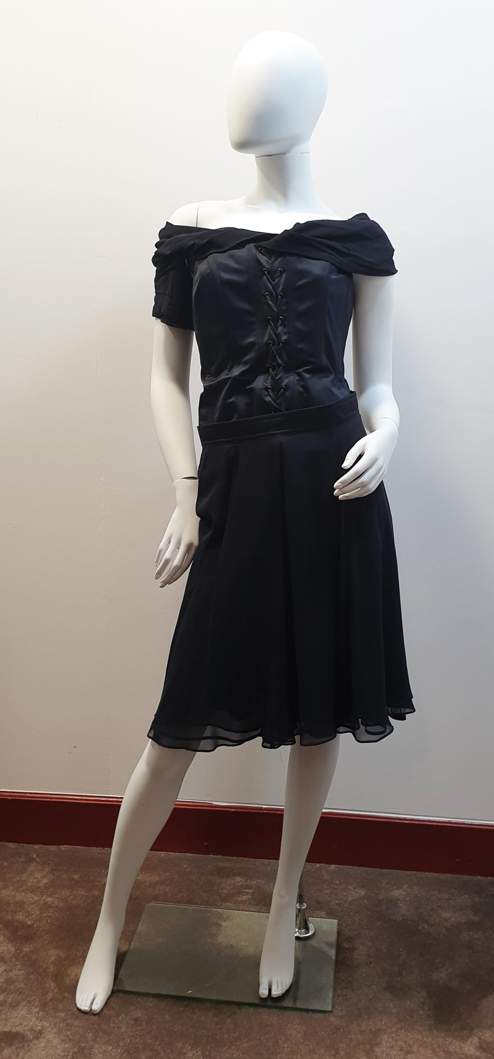 Women's Rena Lange Tulle Black   night formal skirt For Sale
