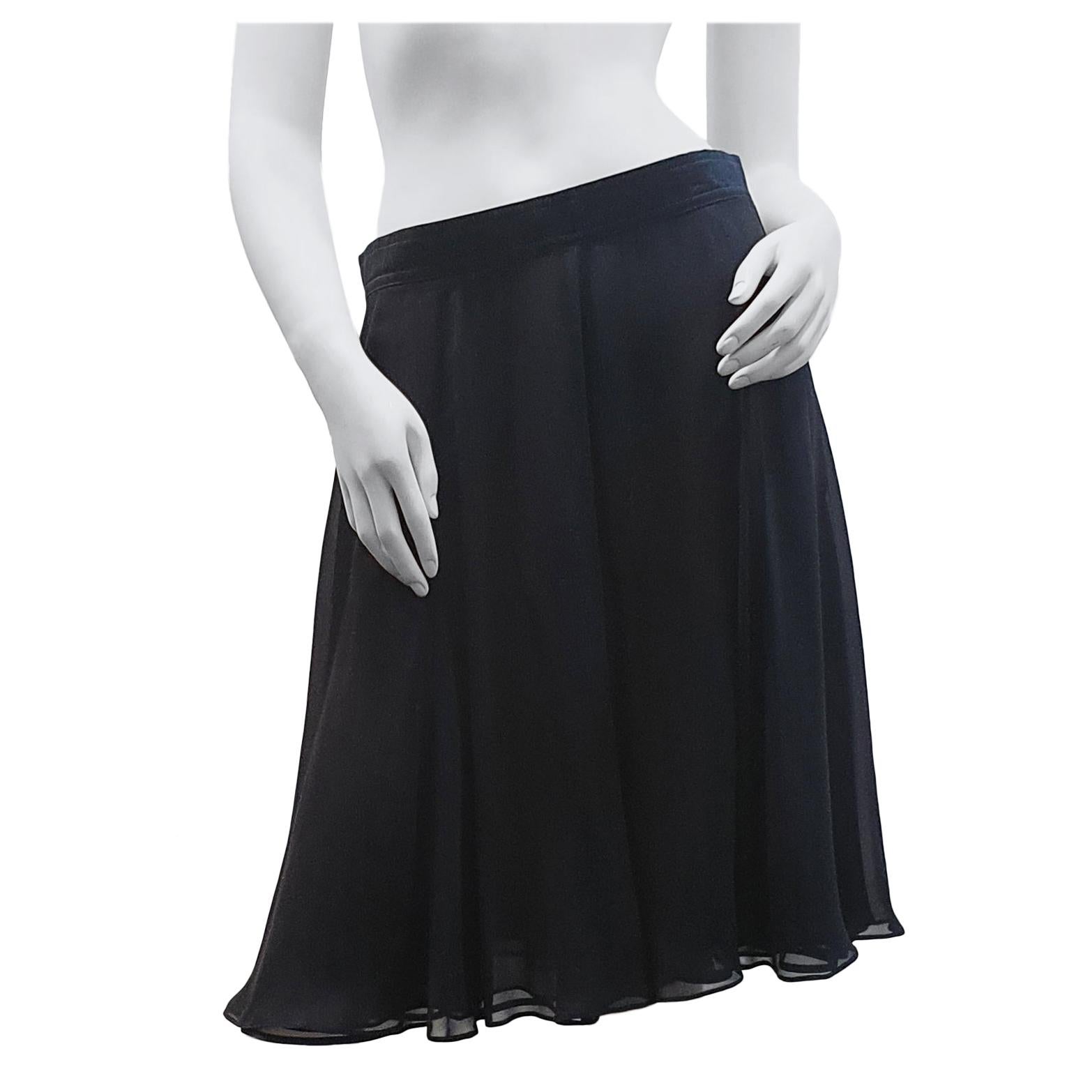Rena Lange Tulle Black   night formal skirt 