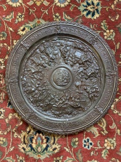 Renaisance Revival Ewer Basin with Bacchanalian Scene, Circa 1850