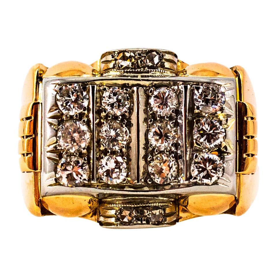 Renaissance Diamond Ring at 1stDibs