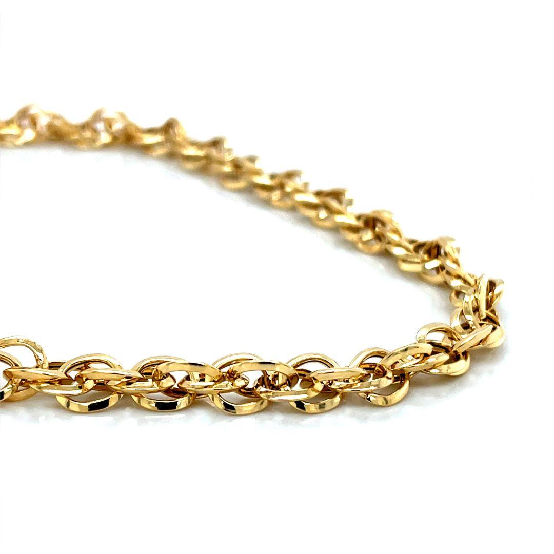 Contemporaneo Collana Renaissance A Link in oro 18K in vendita
