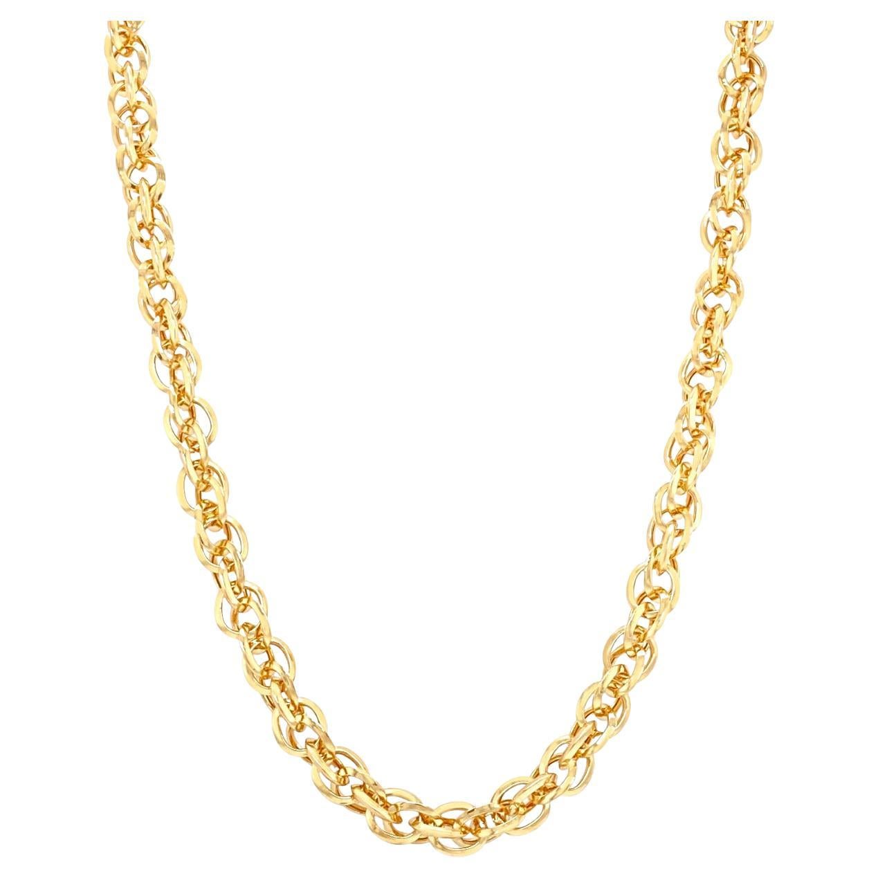 Renaissance 18K Gold Kette A Link Halskette