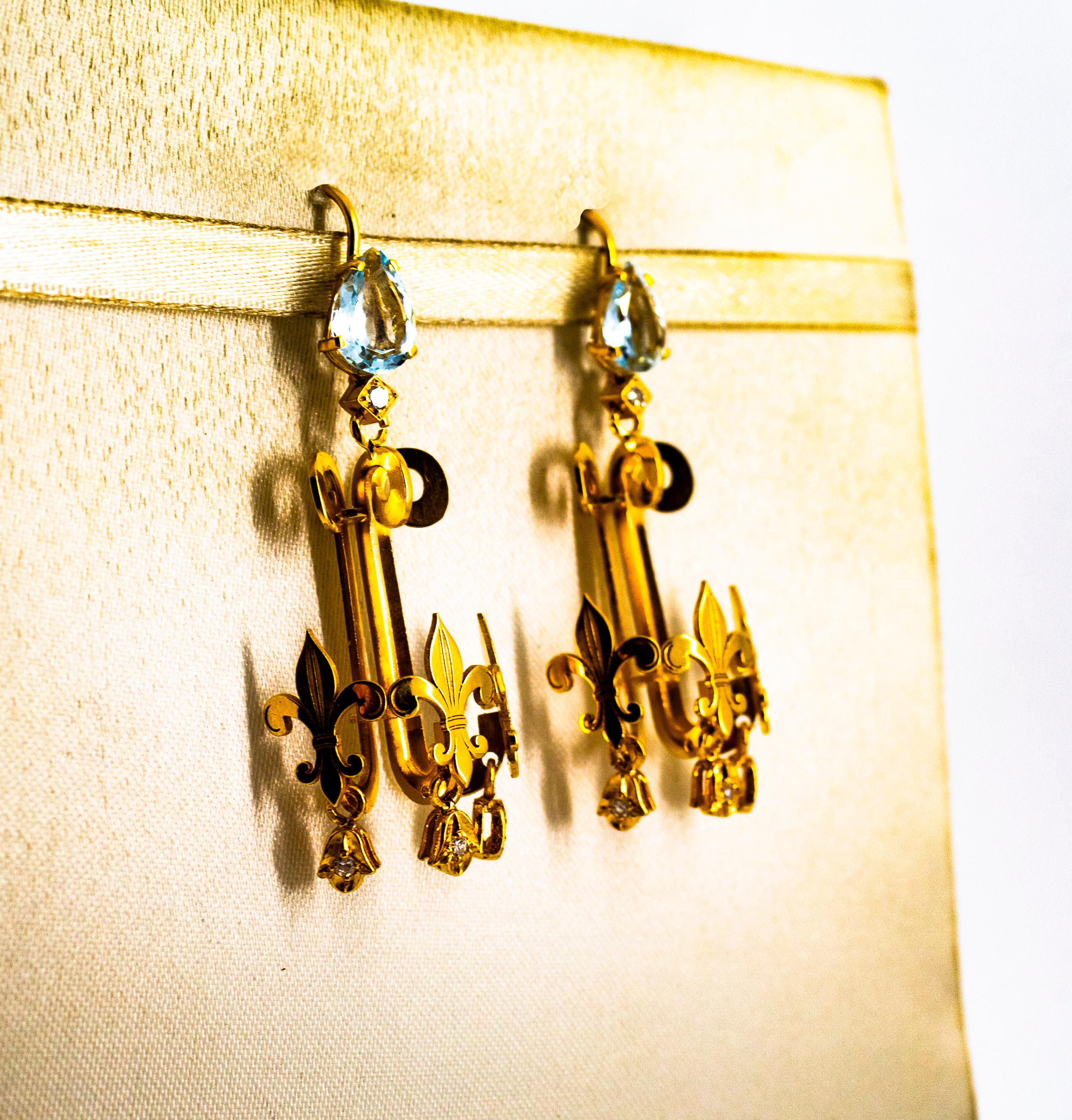 Diese Ohrstecker sind aus 14K Gelbgold gefertigt.
Diese Ohrringe haben 0,16 Karat weiße moderne Diamanten im Rundschliff.
Diese Ohrringe haben auch 2,50 Karat Aquamarine.
Diese Ohrringe sind auch mit Smaragden erhältlich.
Alle unsere Ohrringe haben