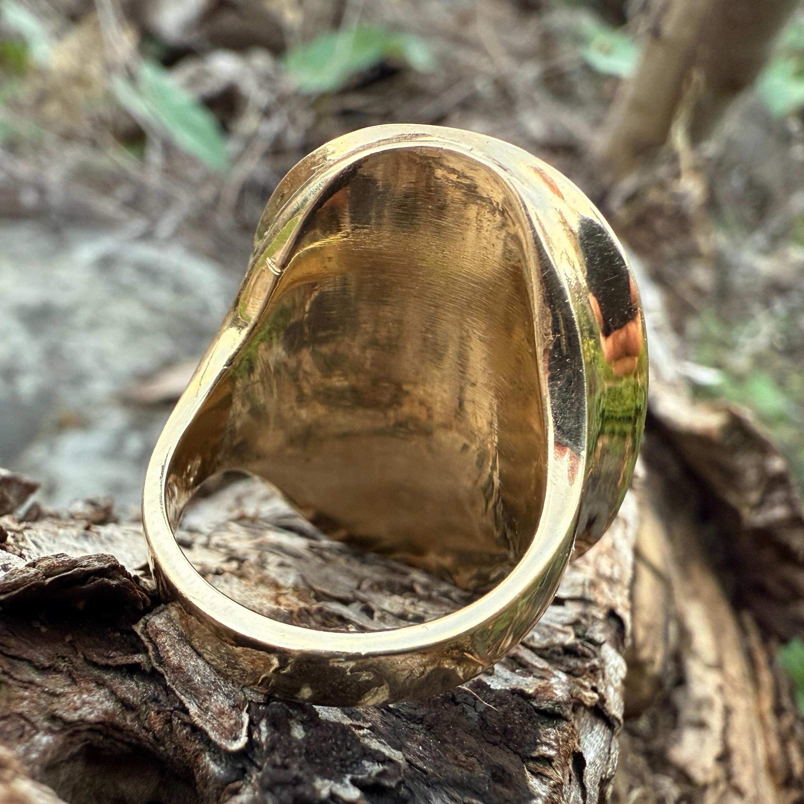 Renaissance-Achat-Kamee-Ring mit der Darstellung eines Julio-Claudianischen Prinzen. im Angebot 1