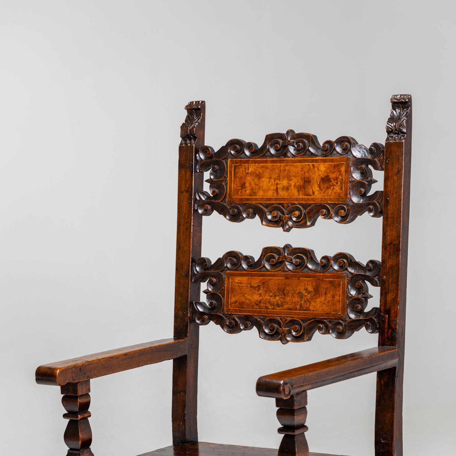 Renaissance-Sessel, Italien, 17. Jahrhundert im Zustand „Gut“ im Angebot in Greding, DE