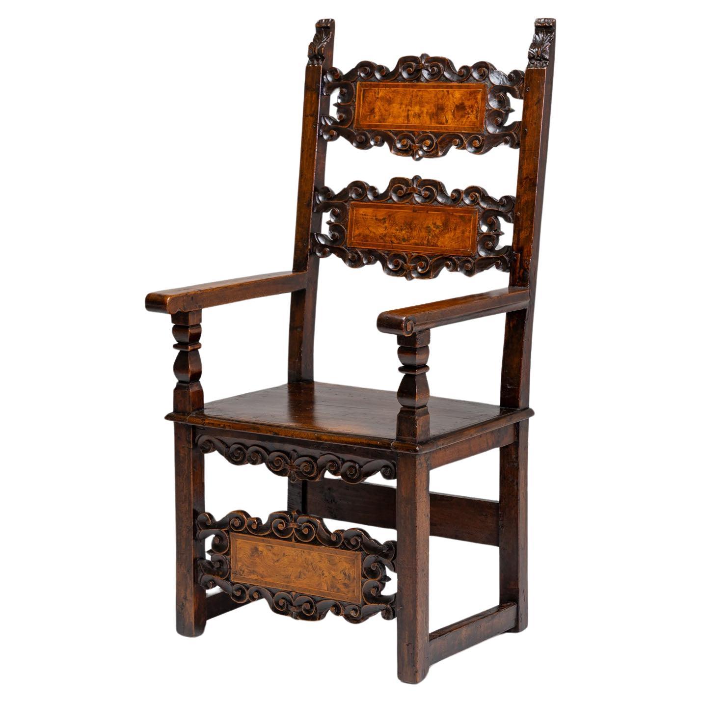 Renaissance-Sessel, Italien, 17. Jahrhundert im Angebot