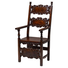 Antique Renaissance Armchair, Italy 17th Century