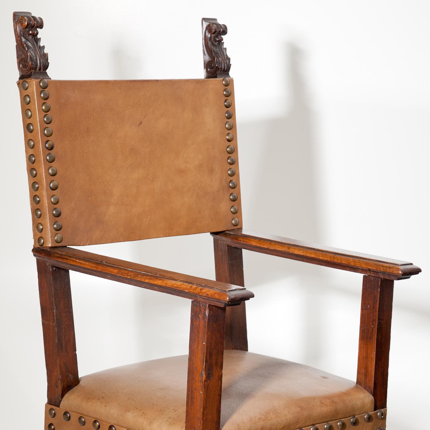 Renaissance-Sessel, Italien, zweite Hälfte des 17. Jahrhunderts im Angebot 3