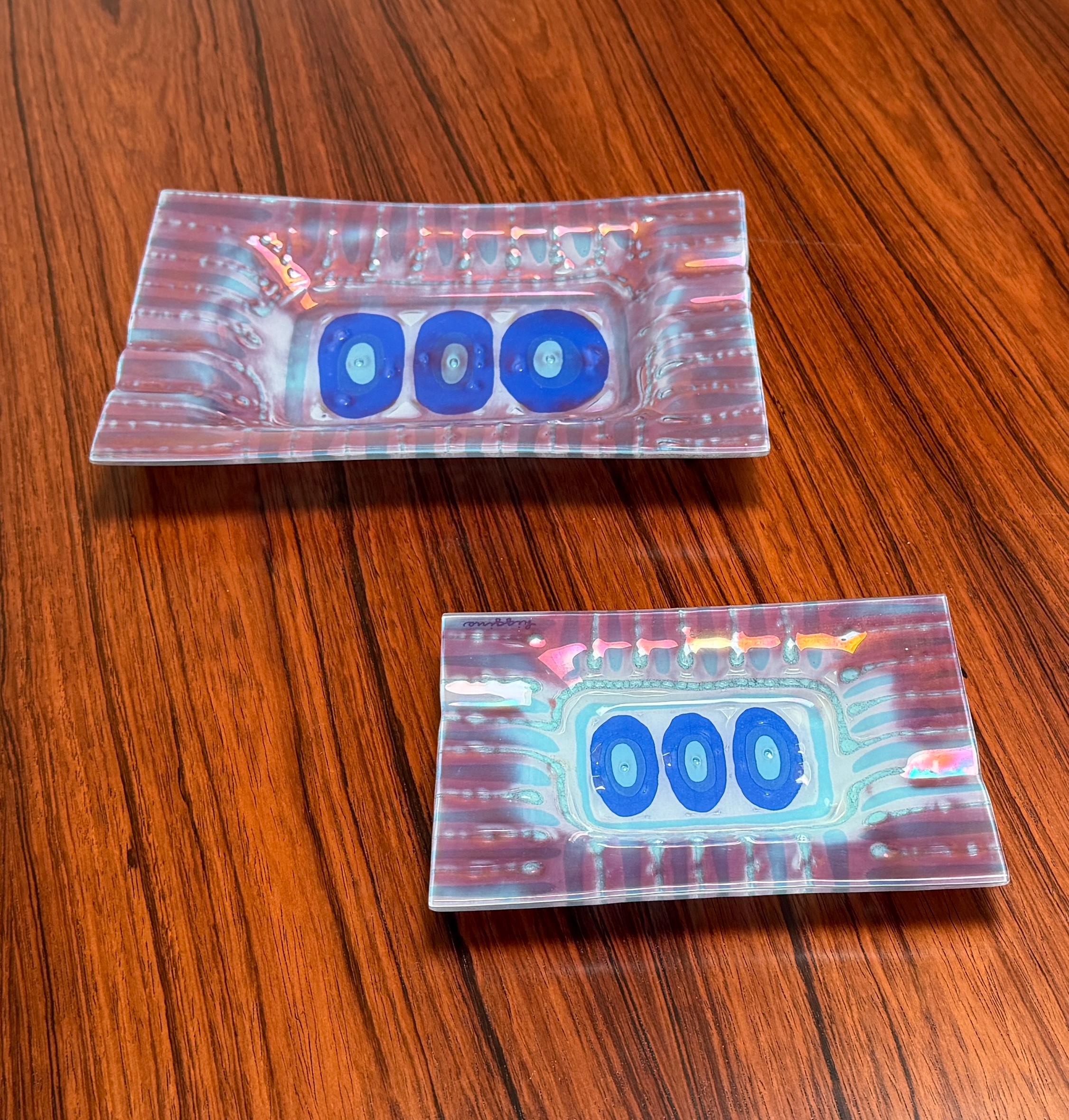 Mid-Century Modern Ensemble de cendriers Renaissance par Michael and Frances Higgins en vente