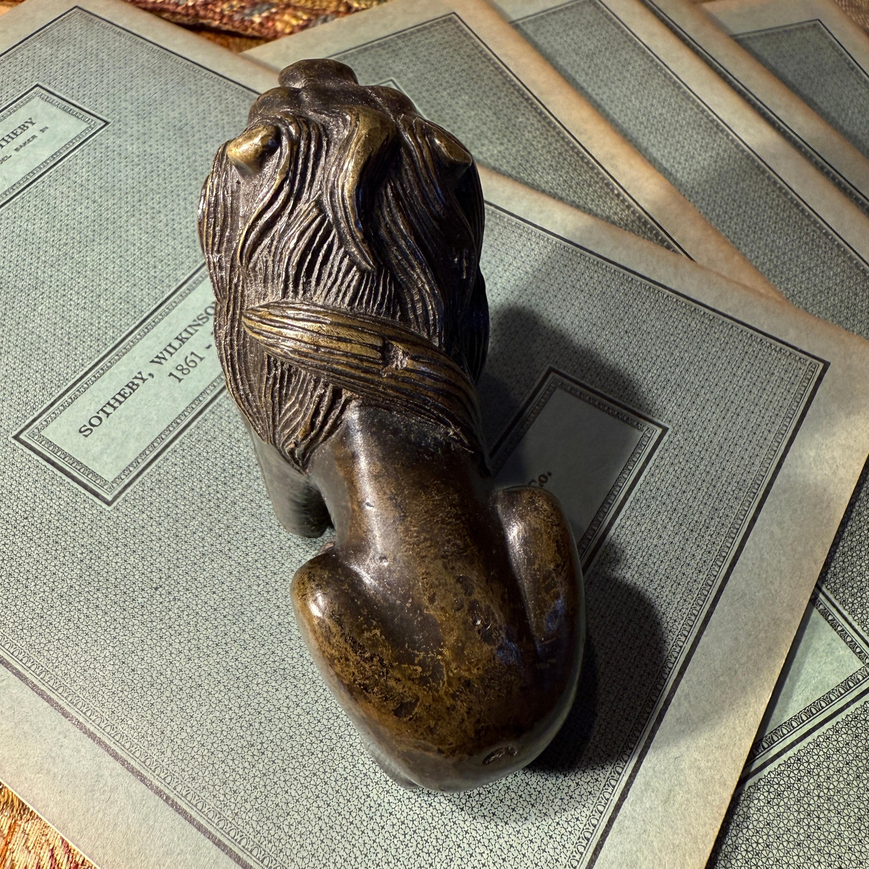 Leone rinascimentale in bronzo. Germania o Italia, XVI secolo. in vendita 7