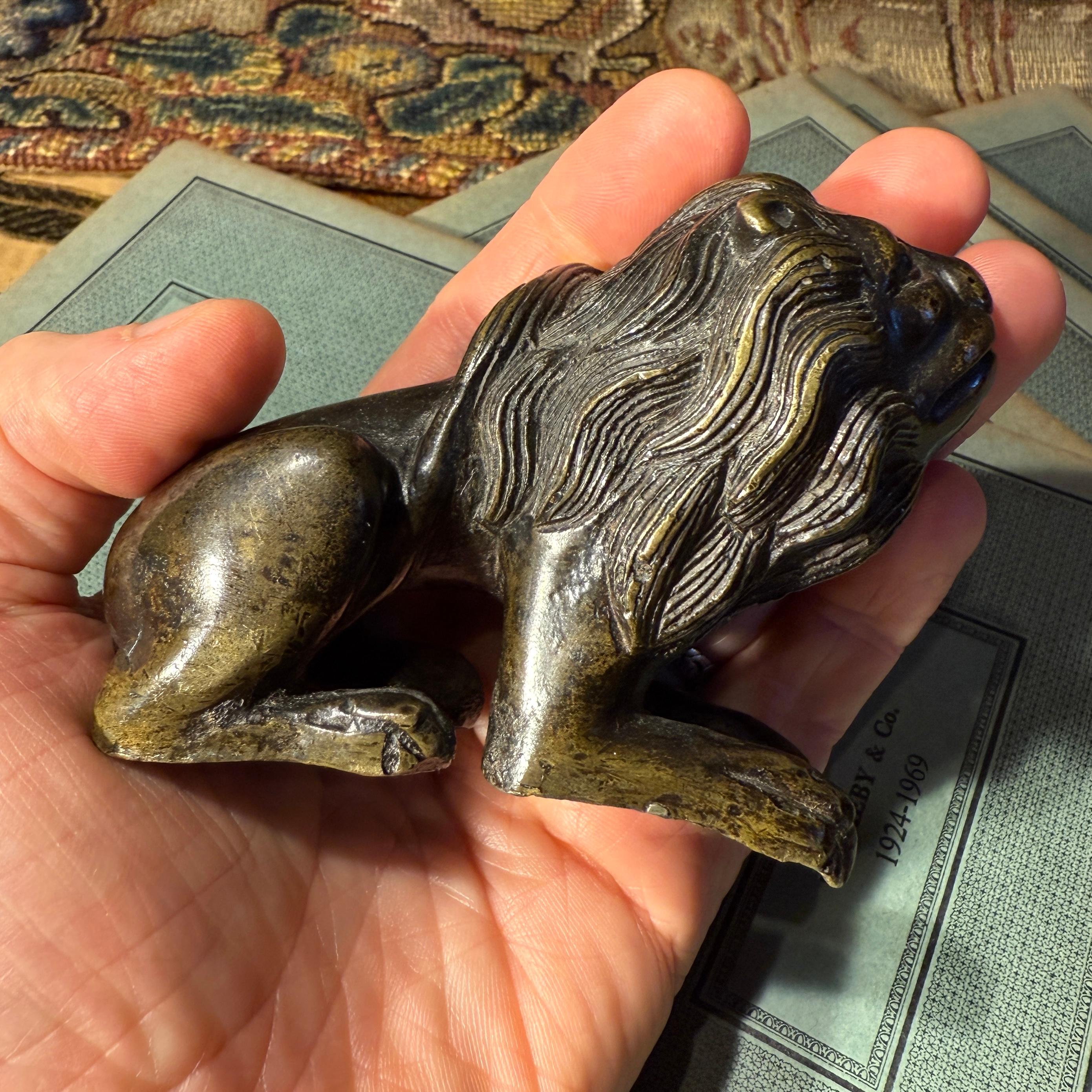 Leone rinascimentale in bronzo. Germania o Italia, XVI secolo. in vendita 9