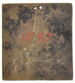 Renaissance Bronze Plaquette of the Christian Legend of Augustus and the Sibyl