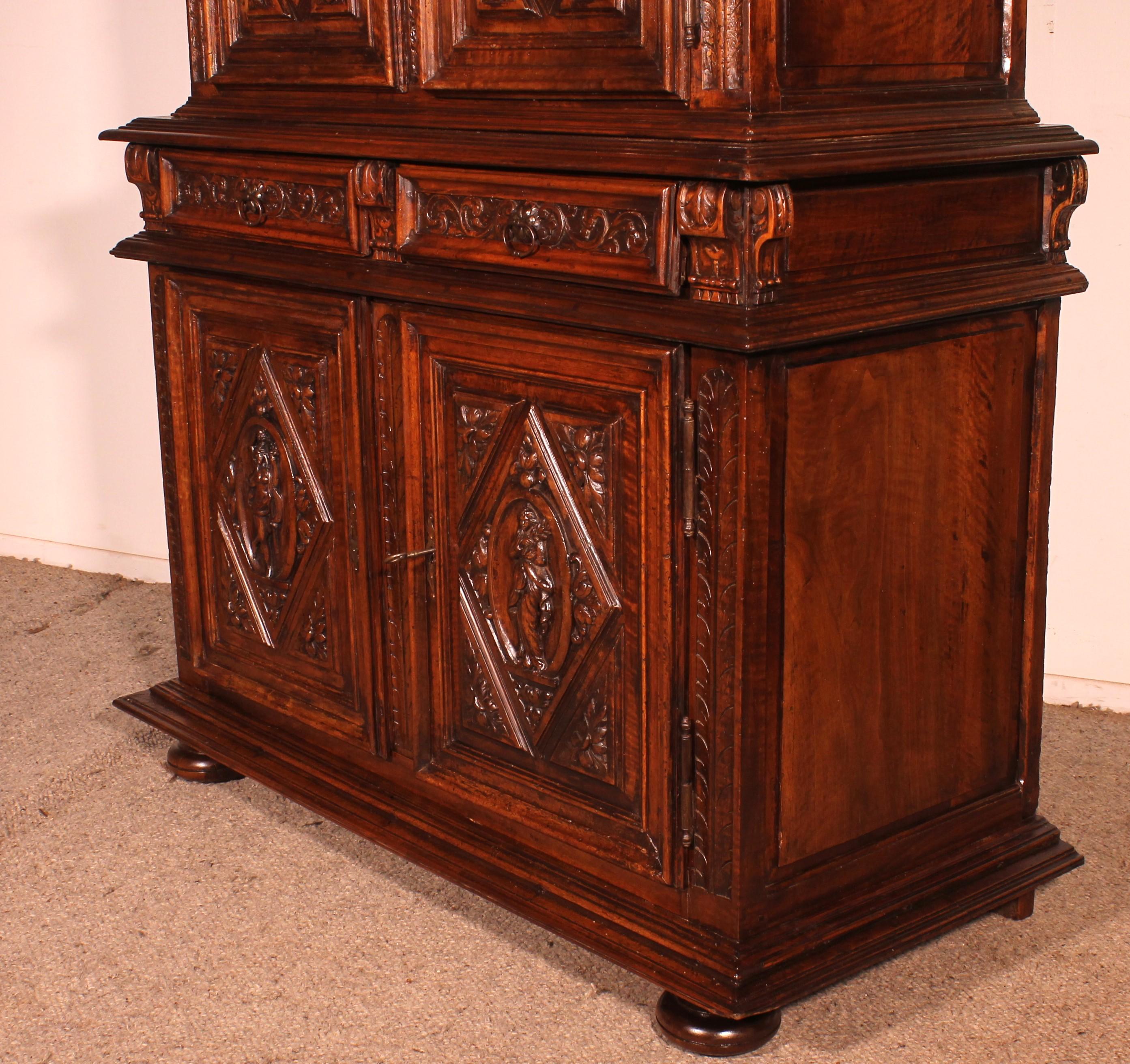 Renaissance Buffet Representing The 4 Seasons Circa 1580 - France For Sale 4