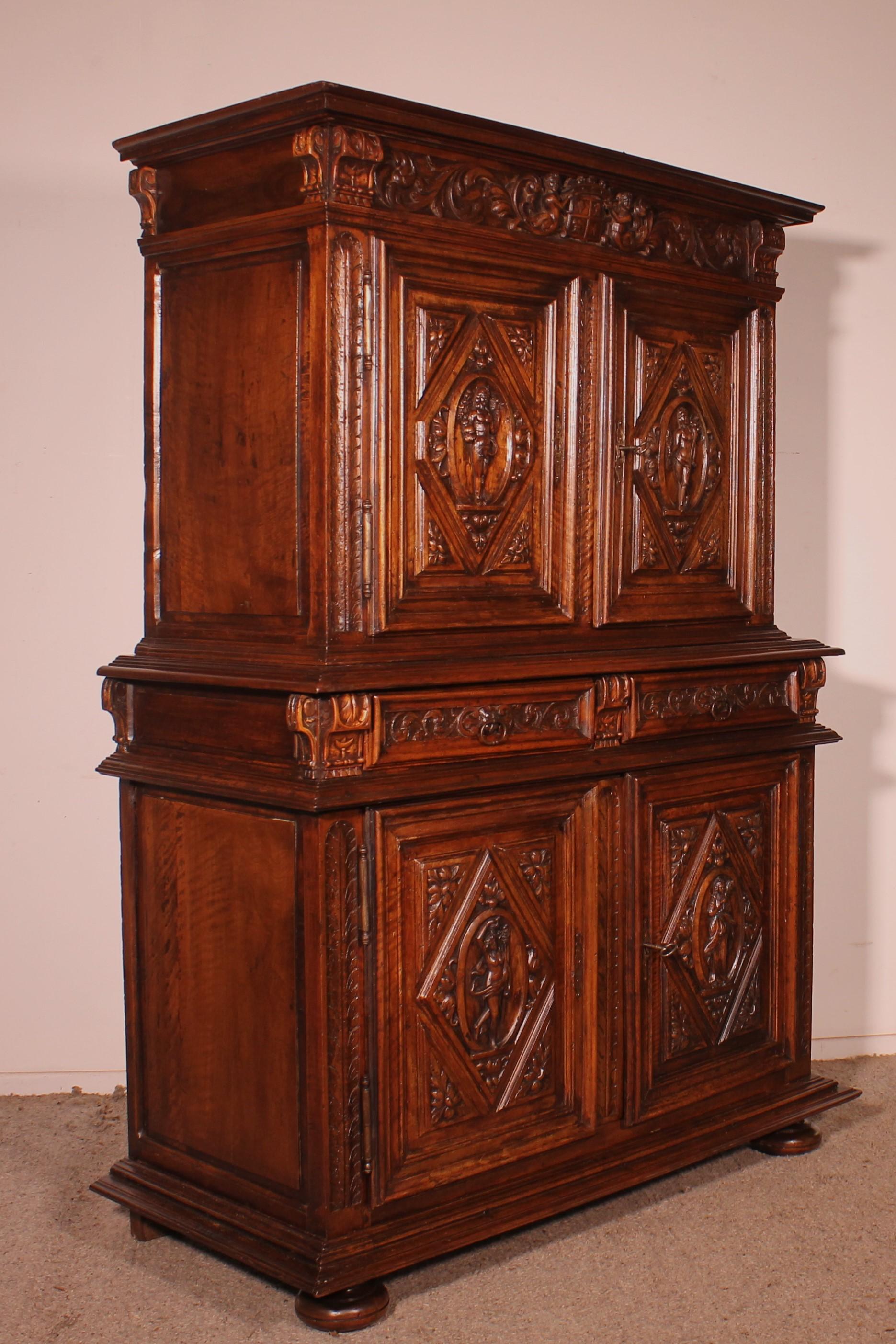 Renaissance Buffet Representing The 4 Seasons Circa 1580 - France For Sale 8