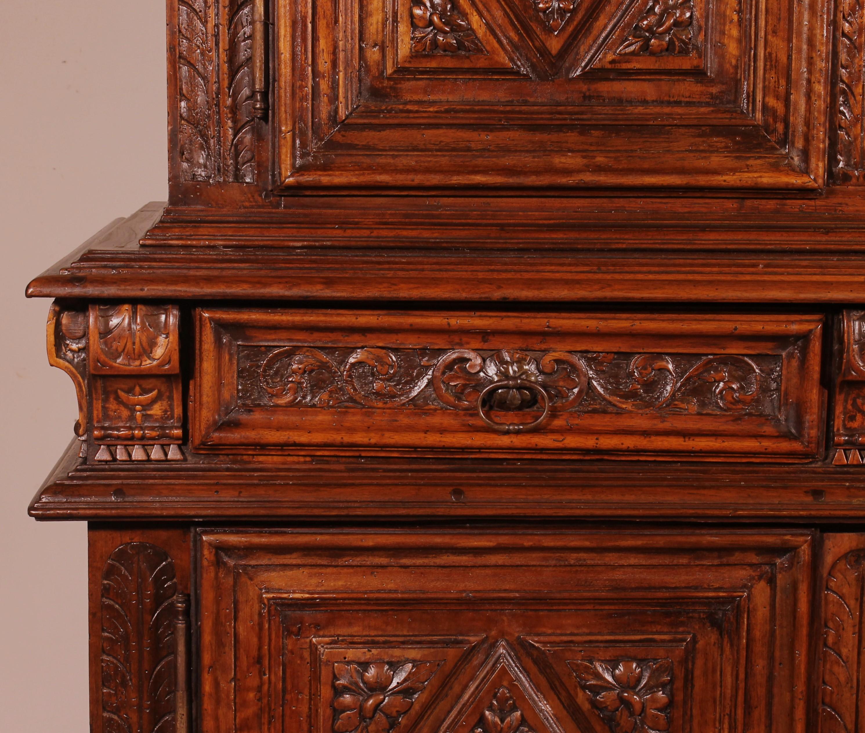 18th Century and Earlier Renaissance Buffet Representing The 4 Seasons Circa 1580 - France For Sale