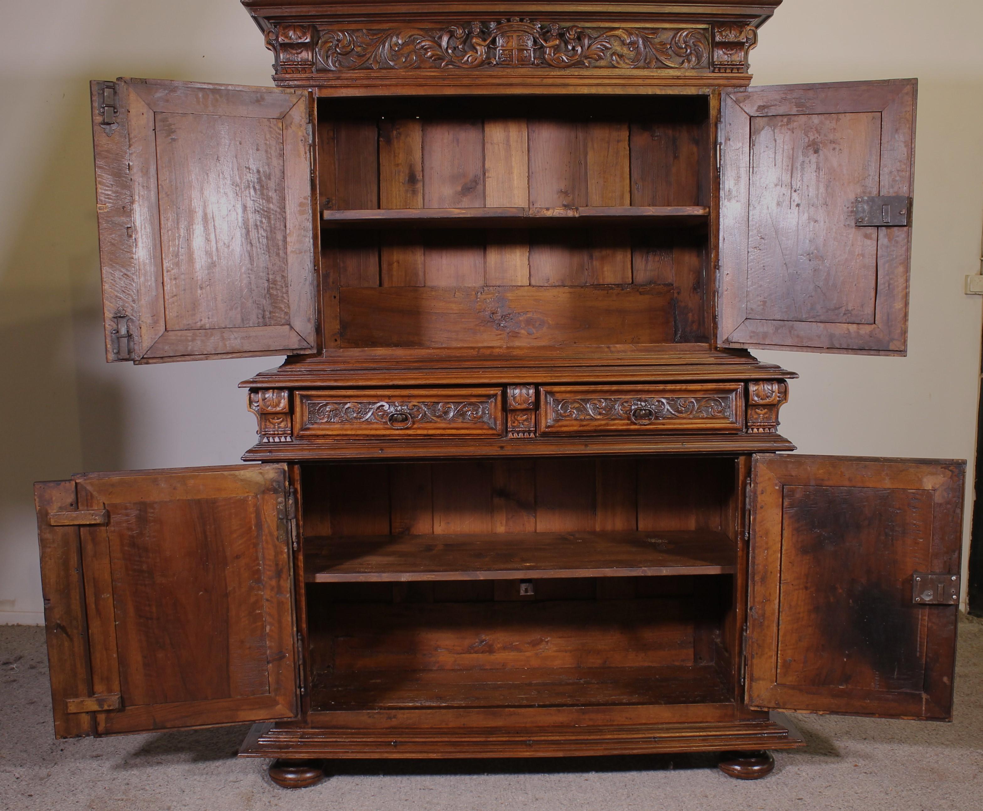 Renaissance Buffet Representing The 4 Seasons Circa 1580 - France For Sale 2