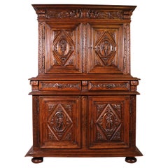 Buffet rinascimentale raffigurante le 4 stagioni, circa 1580 - Francia