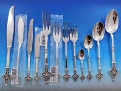 Renaissance by Christofle France Sterling Silver Flatware Service Set 147 Pcs