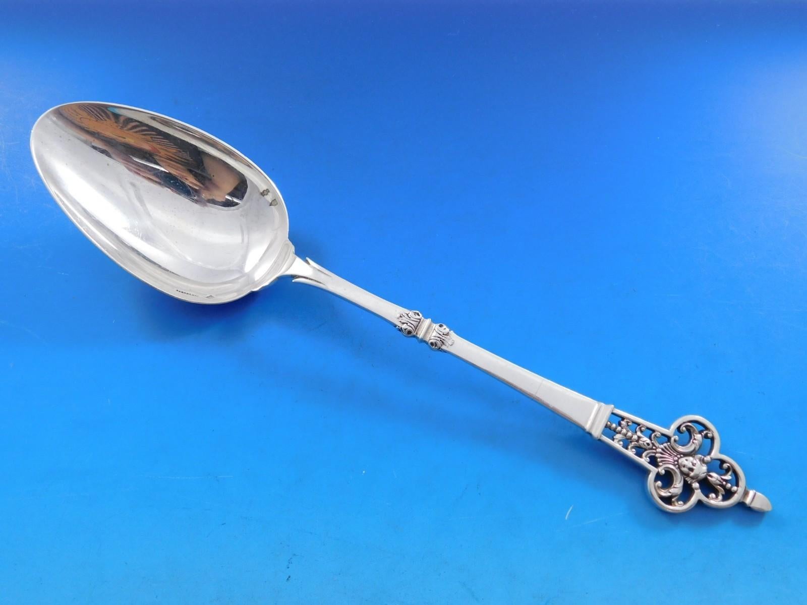 Renaissance von Christofle, Besteckset aus Sterlingsilber, 59 Teile (Französisch) im Angebot