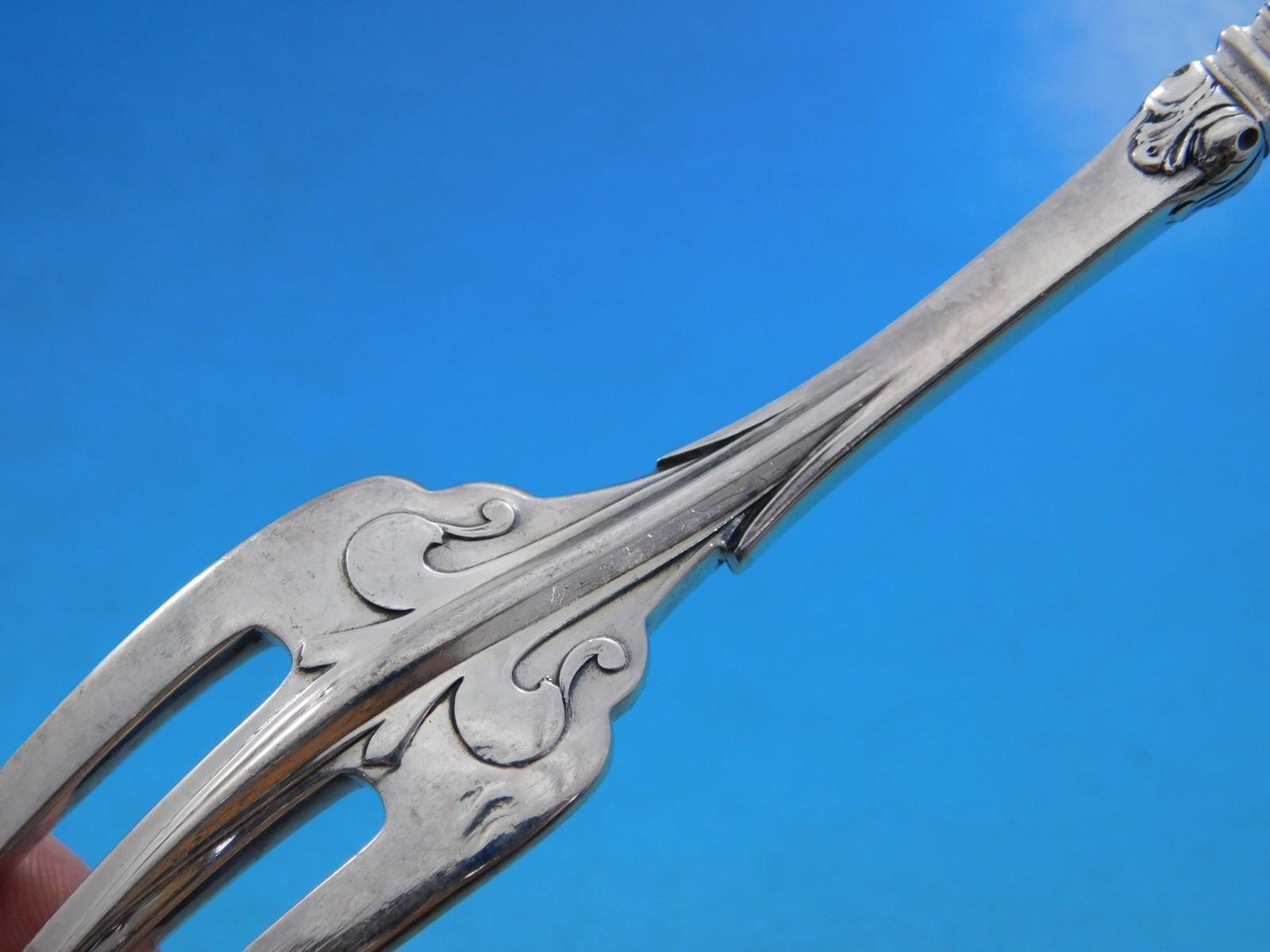 Renaissance von Christofle, Besteckset aus Sterlingsilber, 59 Teile im Zustand „Hervorragend“ im Angebot in Big Bend, WI