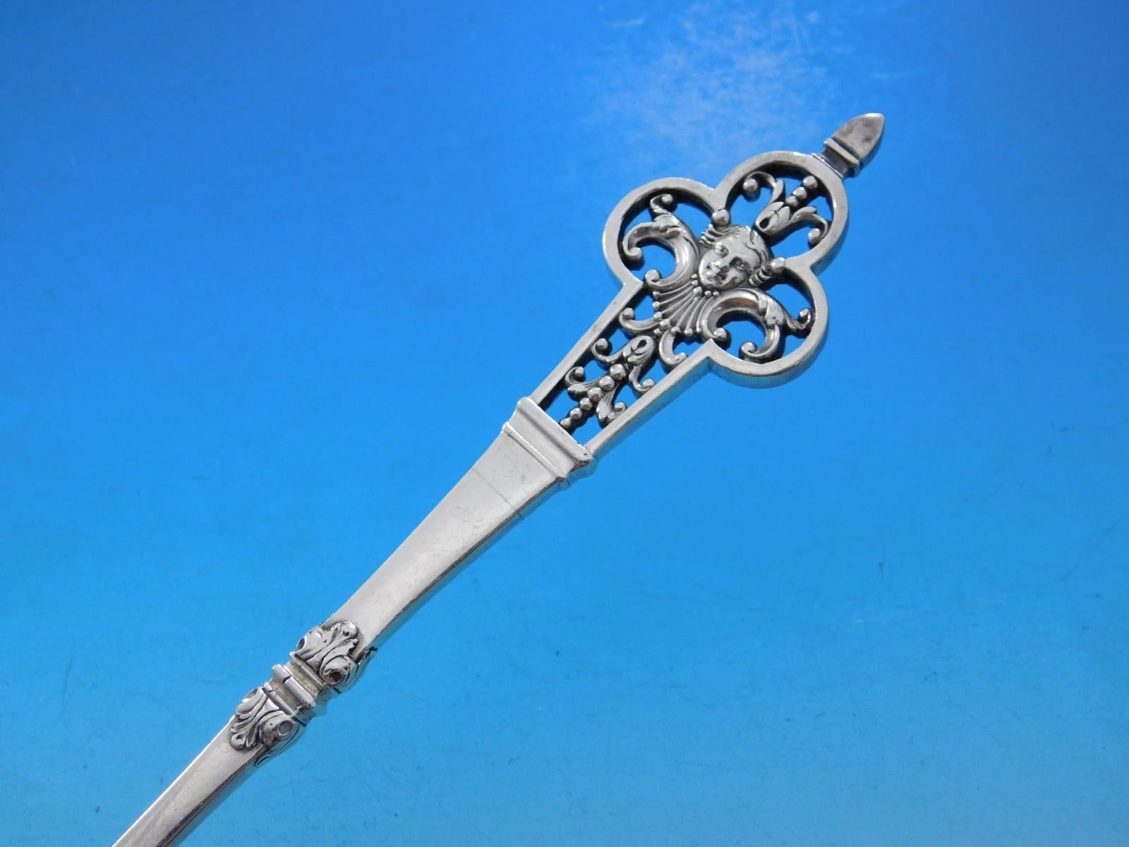 Renaissance von Christofle, Besteckset aus Sterlingsilber, 59 Teile im Angebot 2