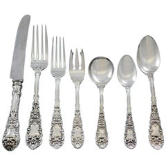 Renaissance by Dominick and Haff Sterling Silver Flatware Set Service 95 Pieces