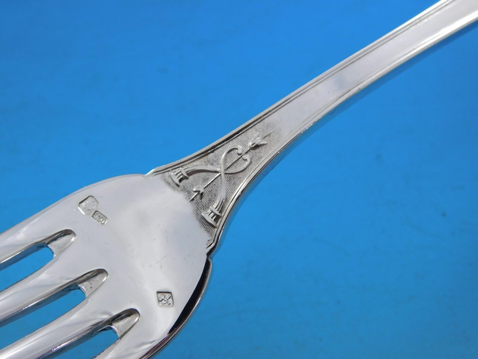Renaissance by Plasait Orfevres Sterling Silber Besteckset Service Dinner 72tlg. (19. Jahrhundert) im Angebot