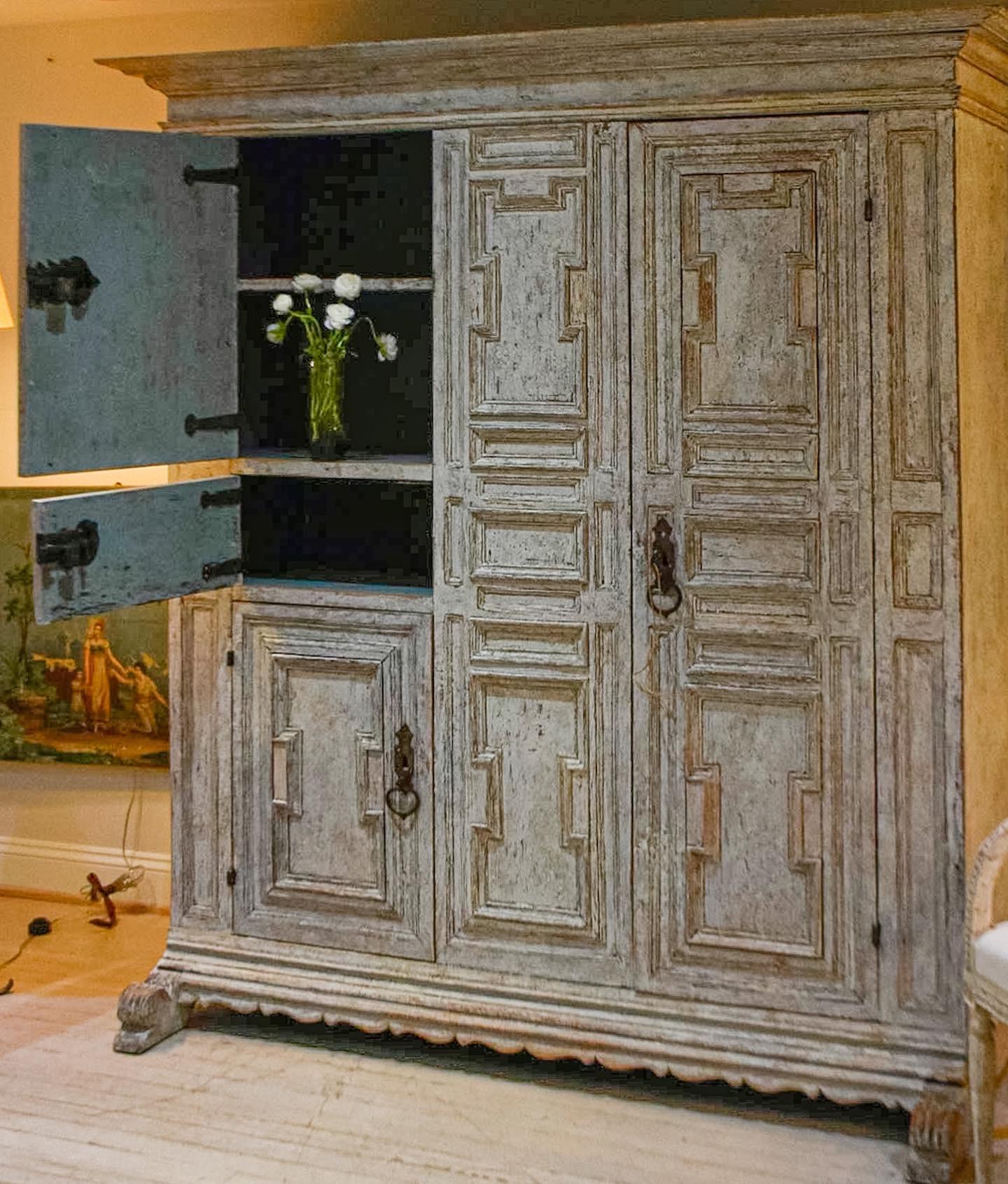 Swedish Renaissance Cabinet For Sale