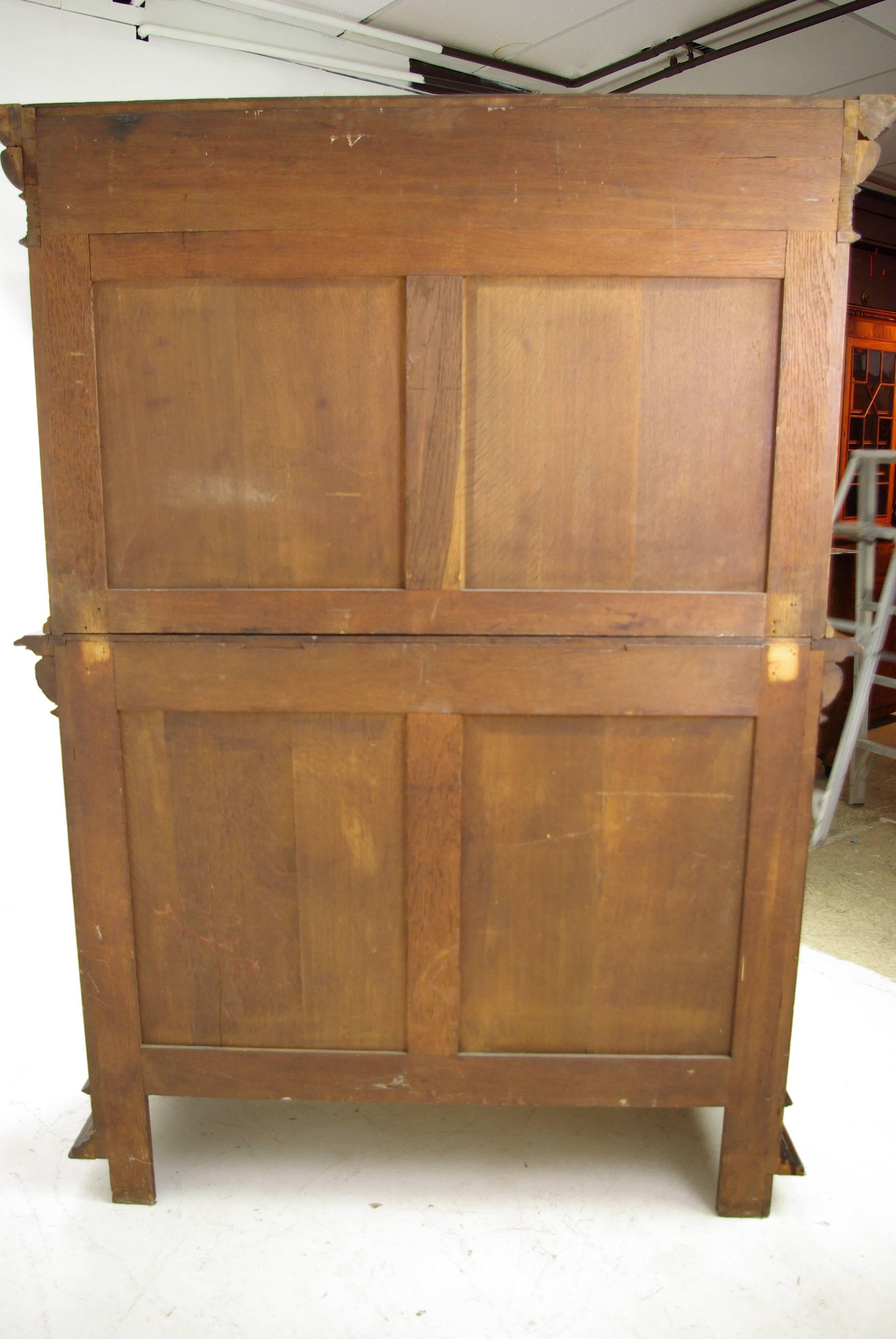 Renaissance Cabinet, Heavily Carved Cabinet, France 1880, REDUCED! 13