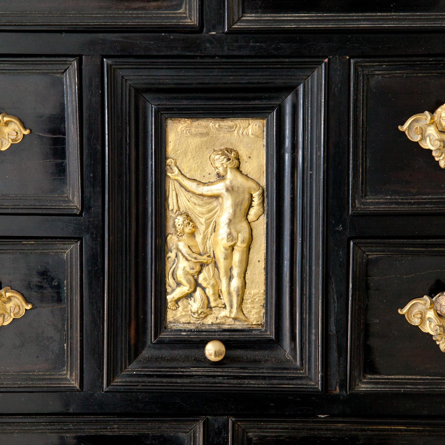 Ebonized Renaissance Cabinet, Italy, 17th-19th Century