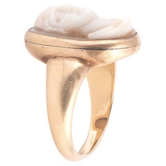 Renaissance Cameo Ring of a Man in Profile