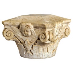 Renaissance Capital 15th Century with Figures of Tuscan Angels