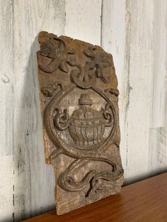 Renaissance Carved French Oak Panel