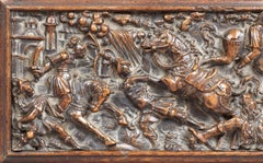 Renaissance Carved Walnut Panel, French, circa 1560